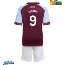 Aston Villa Harvey Elliott #9 Hjemmedraktsett Barn 2025-26 Kortermet (+ Korte bukser)